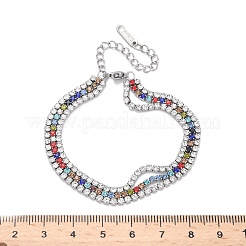 304 Stainless Steel Multi-strand Bracelets&nbsp;BJEW-C103-05P
