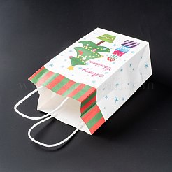 Christmas Theme Kraft Paper Gift Bags&nbsp;CARB-L009-A10