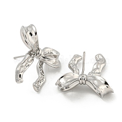 Rack Plating Brass Stud Earrings&nbsp;EJEW-M247-18P