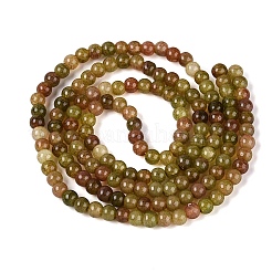 Ombre Effect Dyed Crackle Glass Beads Strands&nbsp;GLAA-Q106-01A-B01
