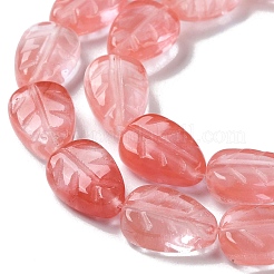 Cherry Quartz Glass Beads Strands&nbsp;G-M418-A04-01