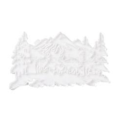 Tree & Mountain Display Decoration Silicone Molds&nbsp;DIY-K051-10