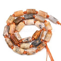 Natural Crazy Agate Beads Strands&nbsp;G-A314-A04-01