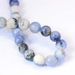 Natural Sodalite Round Bead Strands&nbsp;G-E334-4mm-08
