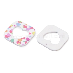 Printed Opaque Acrylic Pendants&nbsp;FIND-K017-09A