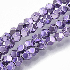 Electroplate Non-magnetic Synthetic Hematite Beads Strands&nbsp;G-S365-013B