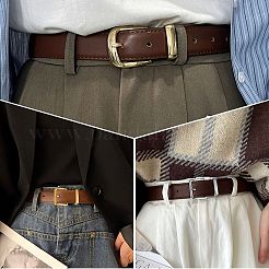 6個 3スタイル 亜鉛合金ループキーパー  男性用ベルトバックル  長方形  ミックスカラー  39~43.5x10.5~11.5x16.5~18.5mm  2個/スタイル&nbsp;AJEW-DJ0004-31