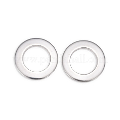 201 ステンレススチールリンクリング  ドーナツ  銀  11x0.8~1mm  内径：6.8~7mm&nbsp;STAS-F192-002S-04