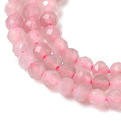 Natural Madagascar Rose Quartz Beads Strands&nbsp;G-H336-A03-02