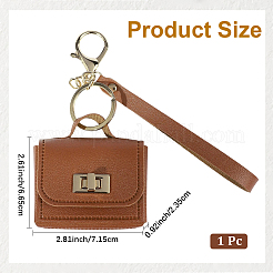 Portable PU Leather Bag Keychain&nbsp;FIND-WH20012-89B