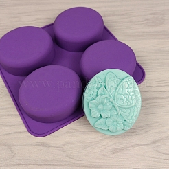 4 Cavities Silicone Molds&nbsp;SOAP-PW0002-01