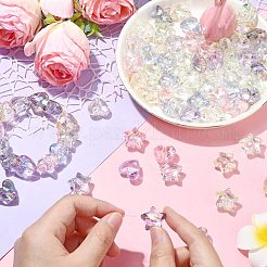70Pcs 14 Styles Transparent Acrylic Beads&nbsp;MACR-CJ0002-08