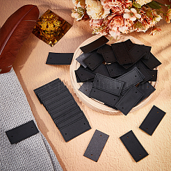 Pu レザー縫製ラベル  空白のラベル  縫製用  編み物  工芸  長方形  50x25x2mm&nbsp;FIND-WH0126-477A-01