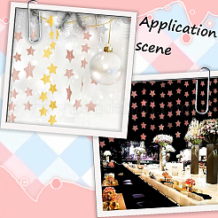 5Pcs Star Paper Flag Banners&nbsp;DIY-SP0003-82A