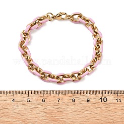 304 Stainless Steel Cable chain Bracelets for Women&nbsp;BJEW-B137-01