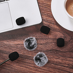6Pcs Polyester Microphone Pompom Ball Cover&nbsp;AJEW-CN0004-91