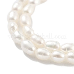 Natural Cultured Freshwater Pearl Beads Strands&nbsp;PEAR-P062-01F