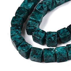 Dyed Natural Sesame Jasper/Kiwi Jasper Beads Strands&nbsp;G-T139-8x8-42C