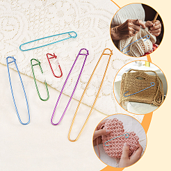 6Pcs Aluminum Stitch Holder&nbsp;AJEW-SP0003-80