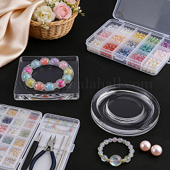2Pcs 2 Styles Transparent Acrylic Bracelet Display Stands&nbsp;BDIS-BC0001-01