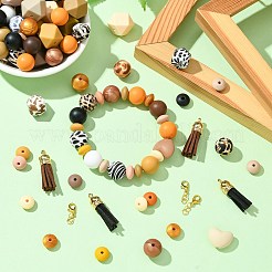 DIY Leopard Print Beadable Pen Beads Kits&nbsp;DIY-CJ0002-65