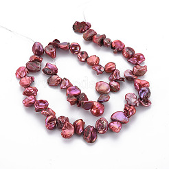 Natural Keshi Pearl Beads Strands&nbsp;PEAR-S021-030