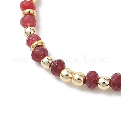 Adjustable Dyed Natural Malaysia Jade & Shell Pearl & Synthetic Hematite Beaded Slider Bracelets for Women&nbsp;BJEW-JB13550