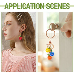 10Pcs 5 Styles Glass Seed Beaded Fruit Pendants&nbsp;PALLOY-TA00221