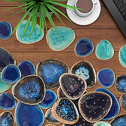 200G 4 Colors Porcelain Mosaic Tiles&nbsp;PORC-SP0001-10