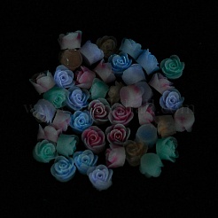 Luminous Opaque Epoxy Resin Decoden Cabochons&nbsp;CRES-M032-03A