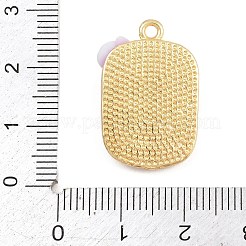 Alloy Enamel Pendants&nbsp;RB-CBA01F2-04G-D