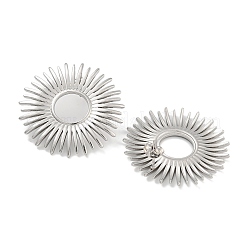 304 Stainless Steel Flower Stud Earrings for Women&nbsp;EJEW-U022-09P
