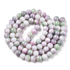 Ombre Effect Dyed Crackle Glass Beads&nbsp;X1-GLAA-T031-10mm-01K