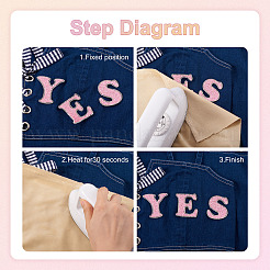 26 Letters Cloth Iron/Sew on Patches&nbsp;PJ-TAC0004-04C