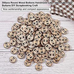 Undyed Wood Connectors Charms&nbsp;WOOD-BC0001-05