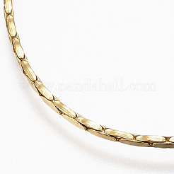 304 Stainless Steel Boston Link Chain Bracelets&nbsp;X-BJEW-K172-26G