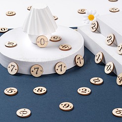 100pcs 10 Styles Unfinished Natural Poplar Wood Links Connectors&nbsp;WOOD-LS0001-04