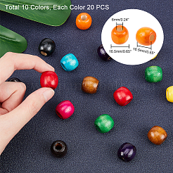 Natural Wood Beads&nbsp;WOOD-PH0008-73