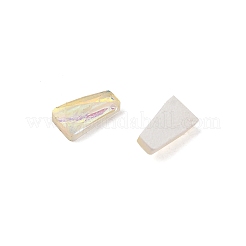 フラットバック樹脂ラインストーンカボション  ネイルアートの装飾の付属品  多面カット  台形  カラフル  6x3.5x2mm&nbsp;MRMJ-T047-07B