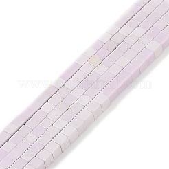 天然石瑪瑙ビーズ連売り  染め  キューブ  アザミ  2x2x2mm  穴：1mm  約150個/連  15.08インチ（38.3cm）&nbsp;G-M422-A01-04C