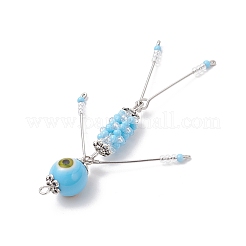 Glass Seed Beaded Human Pendants&nbsp;PALLOY-MZ00997-01