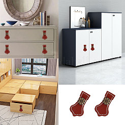 PU Leather Drawer Handles&nbsp;FIND-WH0052-49A
