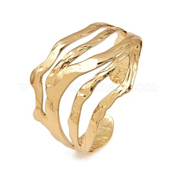 304 Stainless Steel Cuff Bangles for Women&nbsp;BJEW-G757-03G