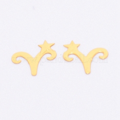 Brass Cabochons&nbsp;KK-WH0034-54G-07