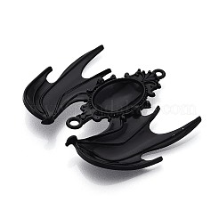 Alloy Bat Wing Connector Cabochon Settings&nbsp;TIBE-N016-06EB