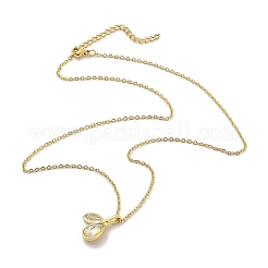 304 Stainless Steel Pendant Necklaces&nbsp;NJEW-U002-20G-01