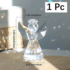 1Pc Glass Angel Display Decorations&nbsp;AJEW-DJ0002-49A