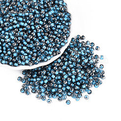 Transparent Inside Colours Glass Seed Beads&nbsp;SEED-T007-19A-08