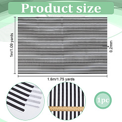 Cotton Fabric with Strip Pattern&nbsp;DIY-PH0037-96F