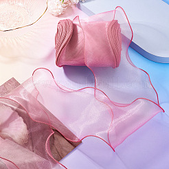 12M Polyester Wave Edge Ribbon&nbsp;DIY-TA0012-96A